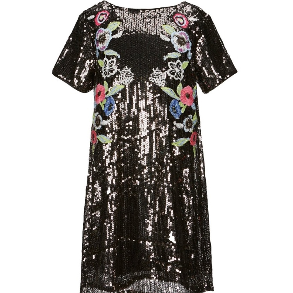 🌟silver sparkle T-shirt dress🌟